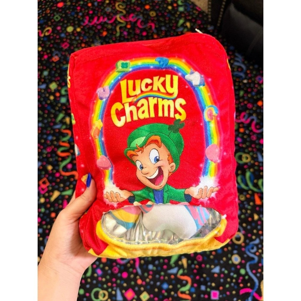 Lucky charms pull out charms pillow plush